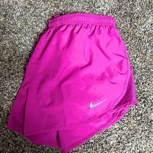 Pink Nike shorts